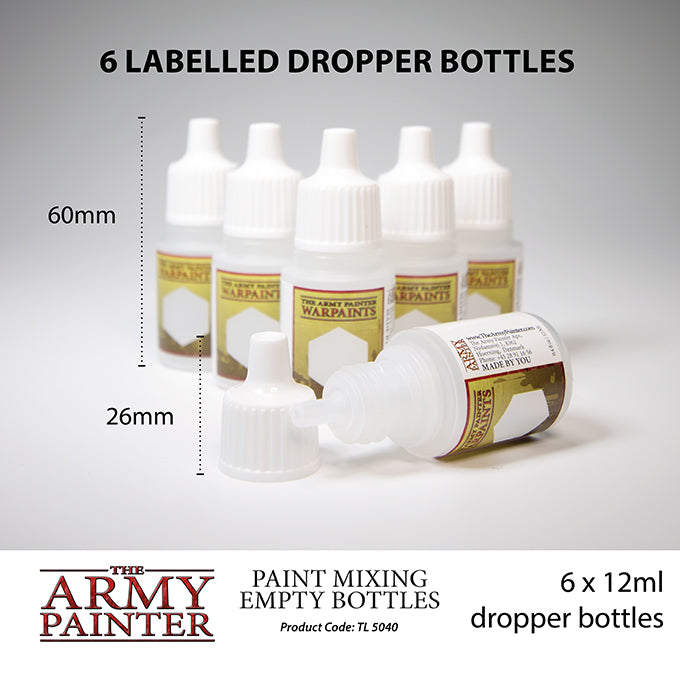 Army Painter - Tools - Empty Paint Mixing Bottles