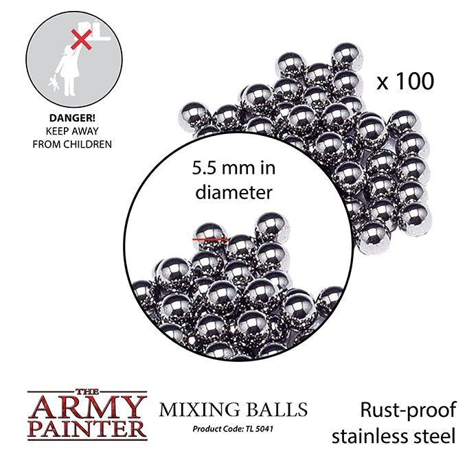 Army Painter - Tools - Paint Mixing Balls Stainless Steel