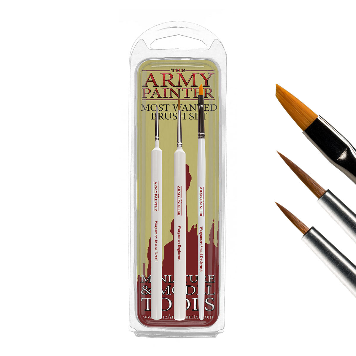 Army Painter - Tools - Wargamers Most Wanted Brush Set