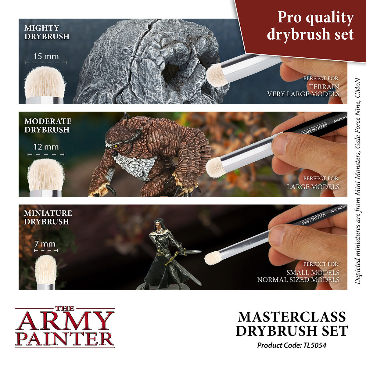 Army Painter - Tools - Masterclass Drybrush Set