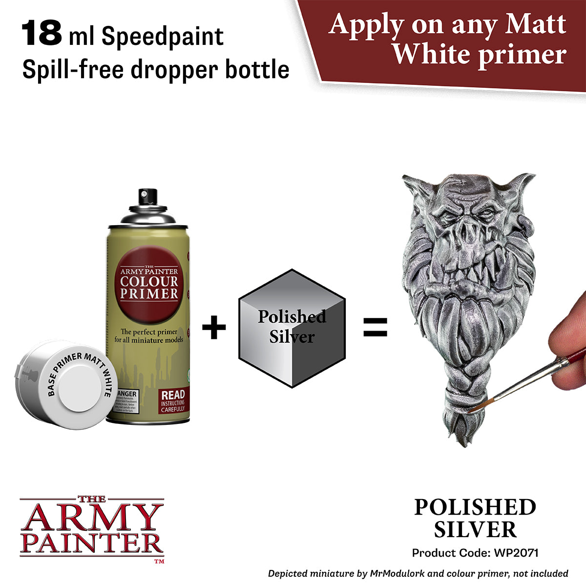 Army Painter - Speedpaint 2.0 - Polished Silver 18ml