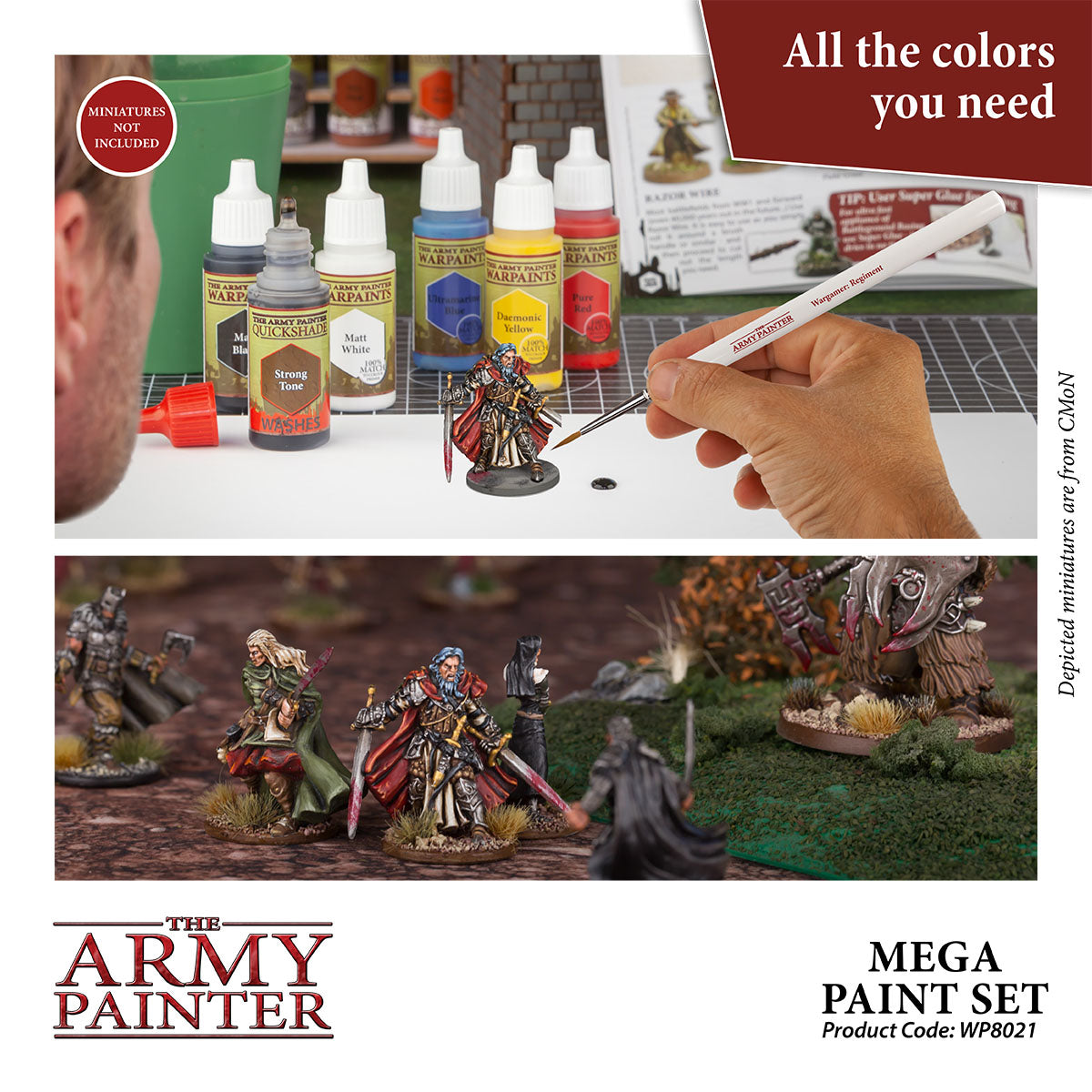 Army Painter - Paint Set - Warpaints Mega Paint Set