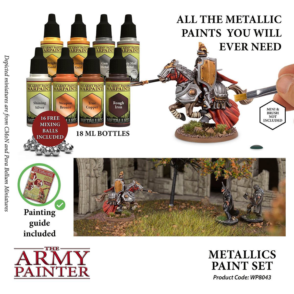 Army Painter - Paint Set - Metallics Paint Set