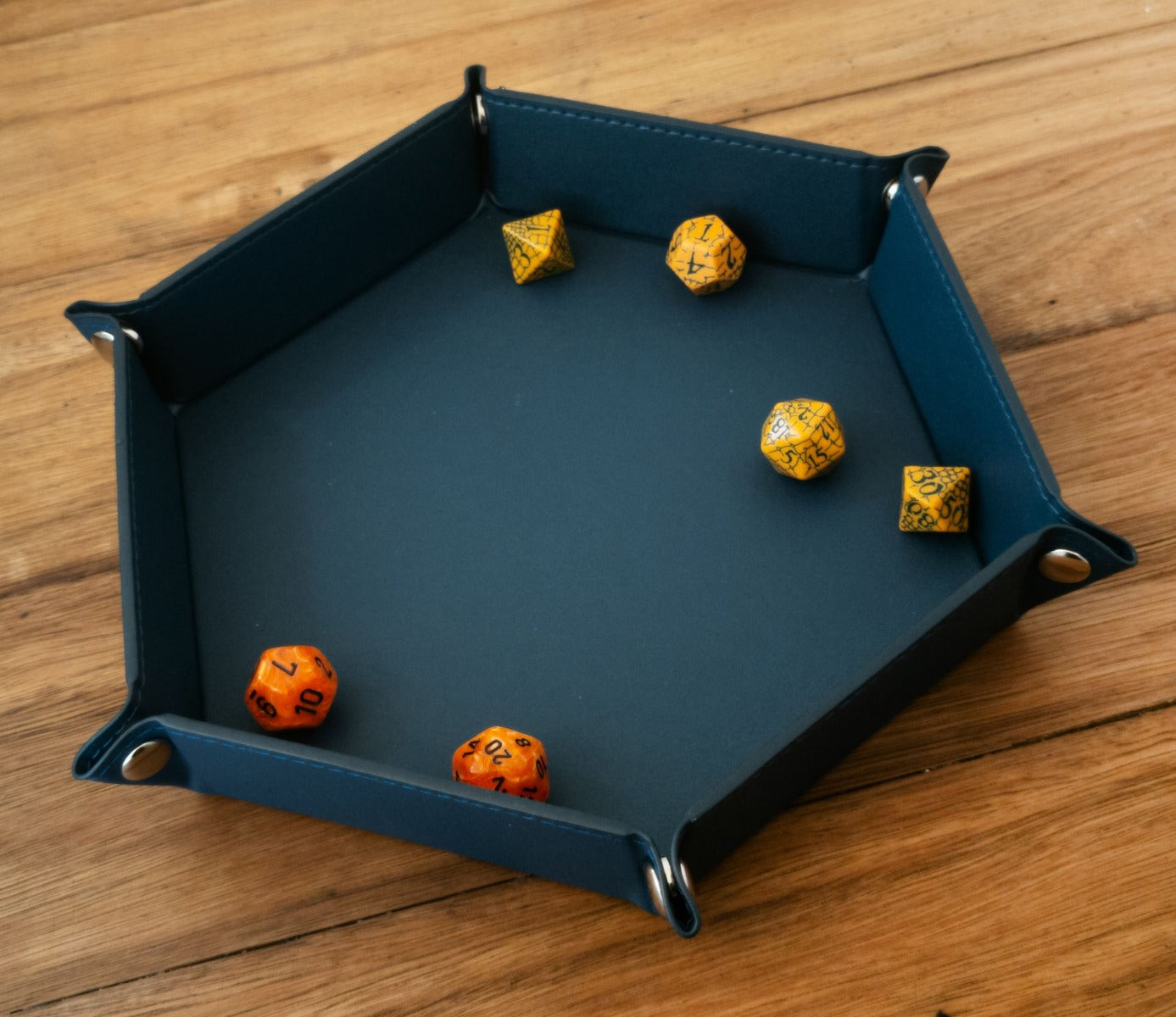 LPG Hex Dice Tray 8" Blue