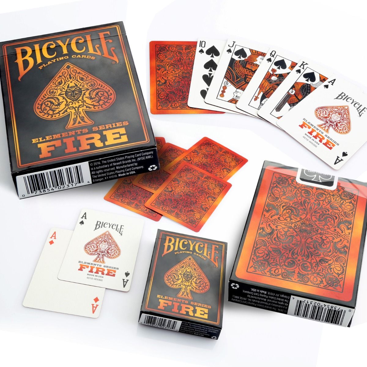 Bicycle Fire Playing Cards