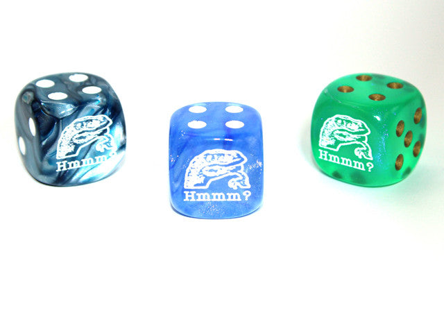 Chessex D6 Dice Philosoraptor d6 (Custom engraved)