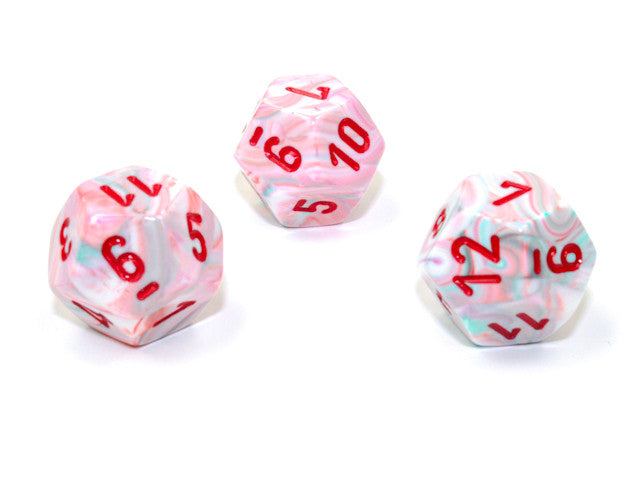 Chessex D12 Dice Festive Polyhedral Pop Art/red d12