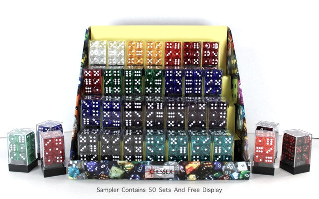 Chessex Box of 50 Translucent 16mm Dice Blocks