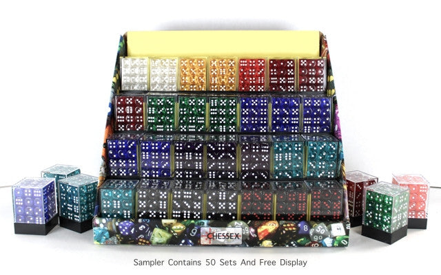 Chessex Box of 50 Translucent 12mm Dice Blocks