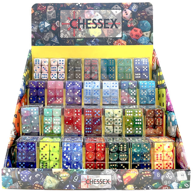 Chessex Box of 50 Signature 16mm Dice Blocks