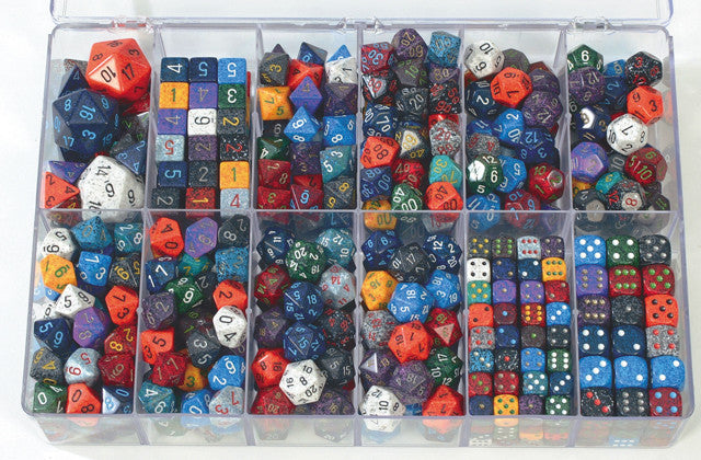 Chessex Large Sampler Speckled  Polyhedral Dice