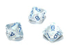 Chessex D10 Dice Borealis Polyhedral Icicle/light blue Luminary d10