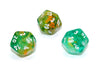 Chessex D20 Dice Nebula Polyhedral Spring/white Luminary d20