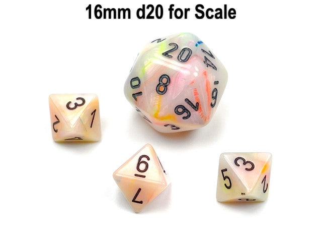 Chessex D8 Dice Festive Mini-Polyhedral Circus/black d8