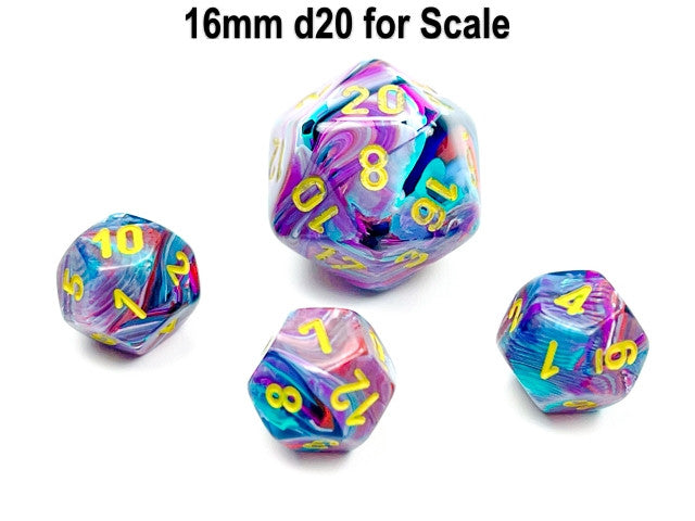 Chessex D12 Dice Festive Mini-Polyhedral Mosaic/yellow d12