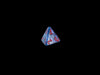 Chessex D4 Dice Gemini Mini-Polyhedral Black-Starlight/red d4