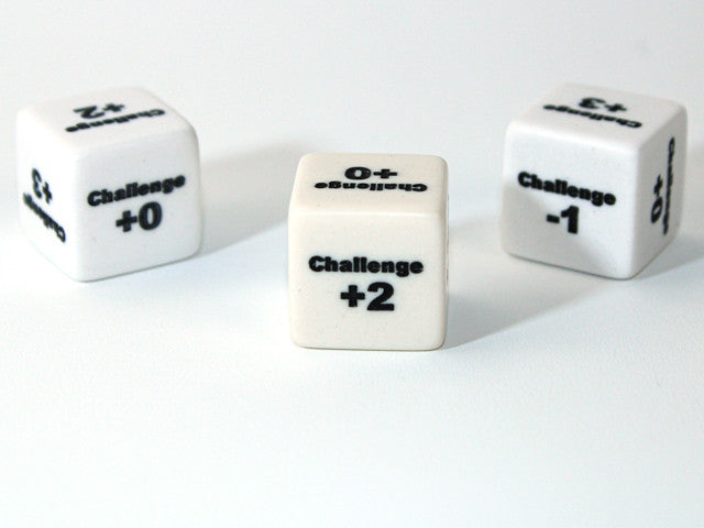 Chessex D6 Dice Challenge rating d6 (Custom engraved)
