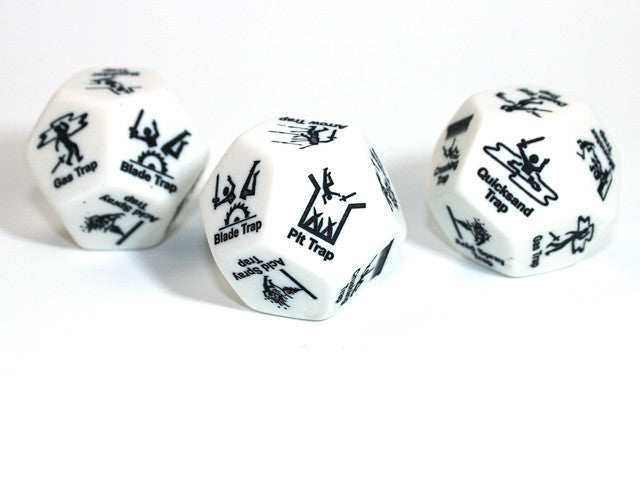 Chessex D12 DiceTrap d12 28mm (Custom engraved)