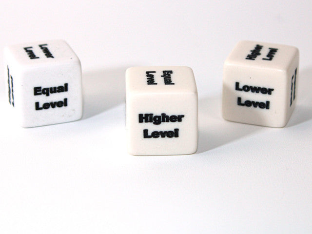 Chessex D6 Dice Level Measure d6 (Custom Engraved)