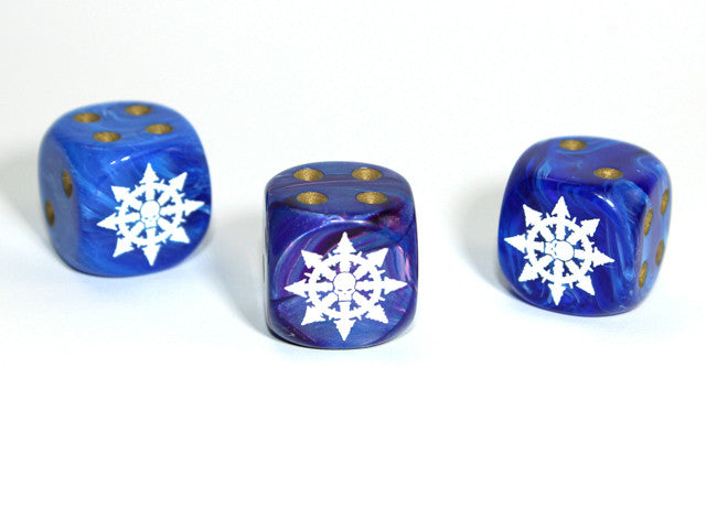 Chessex D6 Dice Arrows of Chaos d6 (Custom engraved)