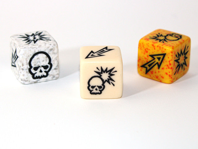 Chessex D6 Dice Block Dice d6 (Custom engraved) (Dice colors are filled at random)