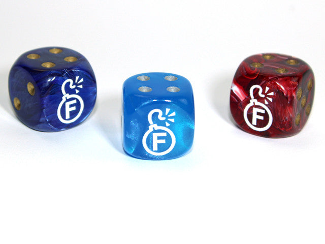 Chessex D6 Dice F-Bomb d6 (Custom engraved)