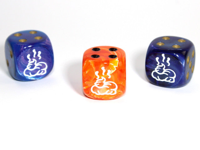 Chessex Specialty Dice Set - Poop (Custom engraved)