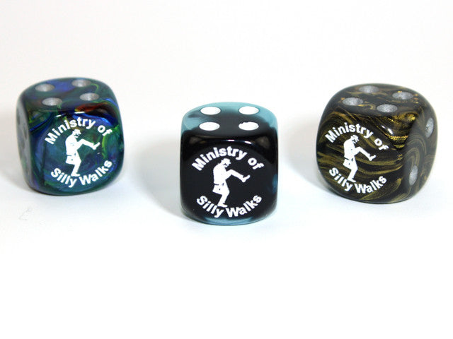 Chessex D6 Dice Sillywalks d6 (Custom engraved)
