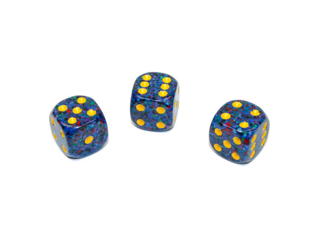 Chessex D6 Dice Speckled 12mm w/pips Twilight d6