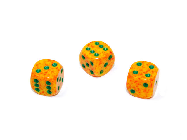 Chessex D6 Dice Speckled 12mm w/pips Lotus d6