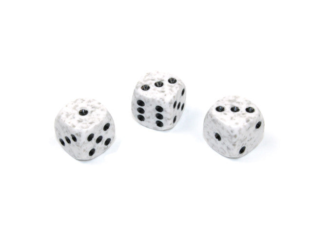 Chessex D6 Dice Speckled 12mm w/pips Arctic Camo d6
