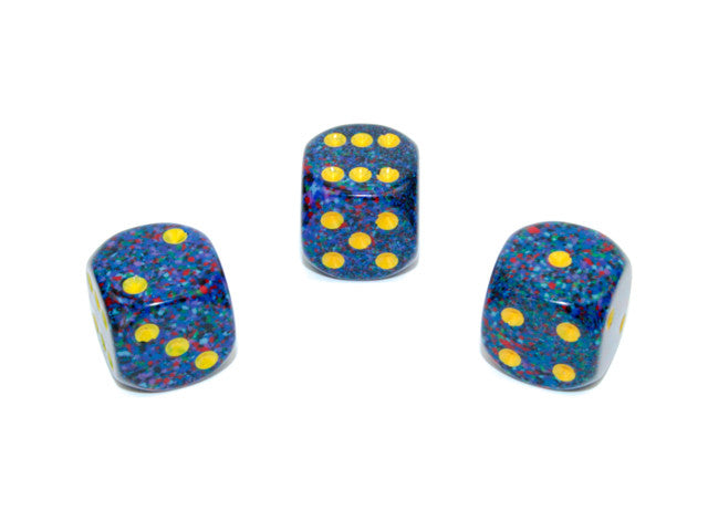 Chessex D6 Dice Speckled 16mm w/pips Twilight d6