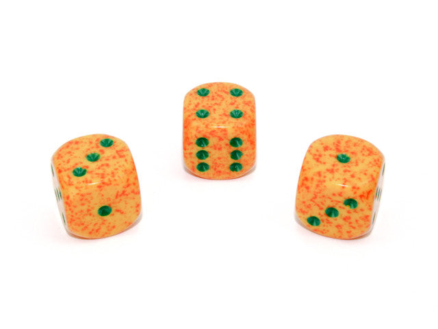Chessex D6 Dice Speckled 16mm w/pips Lotus d6