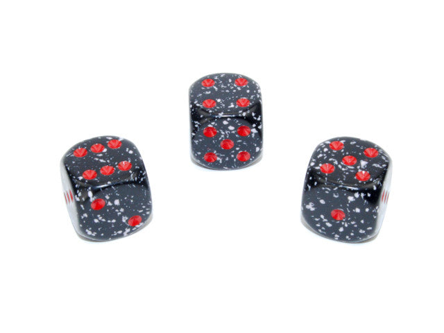 Chessex D6 Dice Speckled 16mm w/pips Space d6