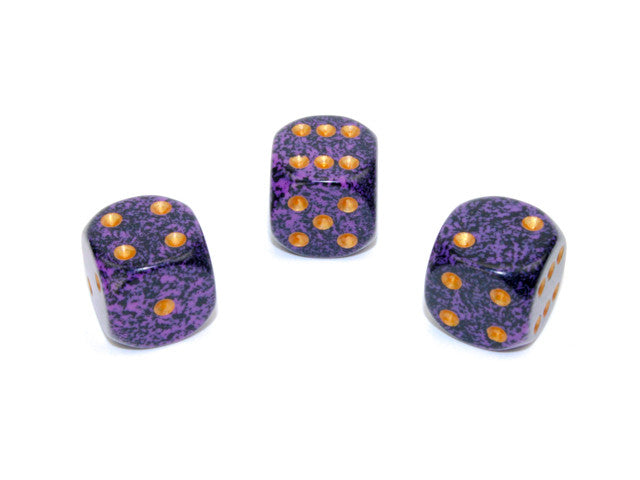 Chessex D6 Dice Speckled 16mm w/pips Hurricane d6