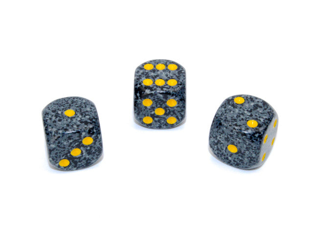 Chessex D6 Dice Speckled 16mm w/pips Urban Camo d6