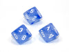 Chessex D10 Dice Borealis Polyhedral Sky Blue/white d10