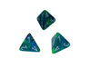 Chessex D4 Dice Festive Polyhedral Green/silver d4