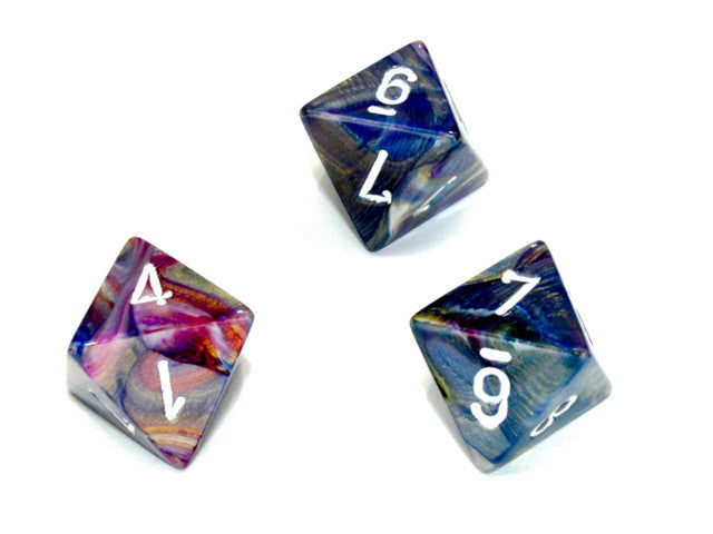 Chessex D8 Dice Festive Polyhedral Carousel/white d8