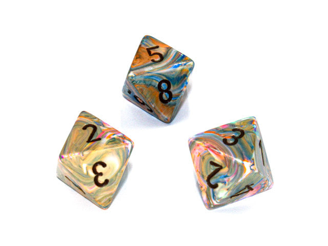 Chessex D8 Dice Festive Polyhedral Vibrant/brown d8