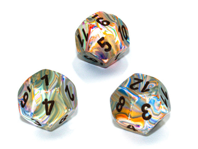 Chessex D12 Dice Festive Polyhedral Vibrant/brown d12