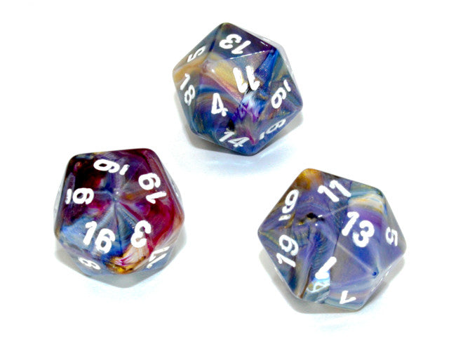 Chessex D20 Dice Festive Polyhedral Carousel/white d20