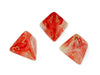 Chessex D4 Dice Ghostly Glow Polyhedral Orange/yellow d4