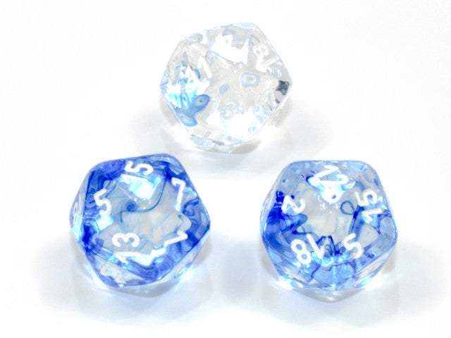 Chessex D20 Dice Nebula Polyhedral Dark Blue/white d20