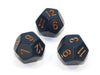 Chessex D12 Dice Opaque Polyhedral Dusty Blue/copper d12