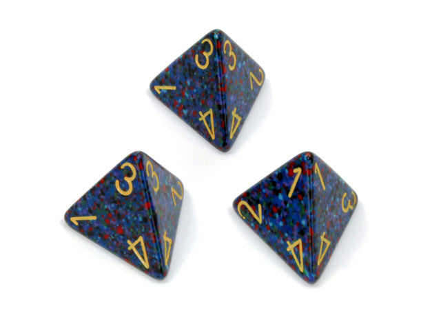 Chessex D4 Dice Speckled Polyhedral Twilight d4