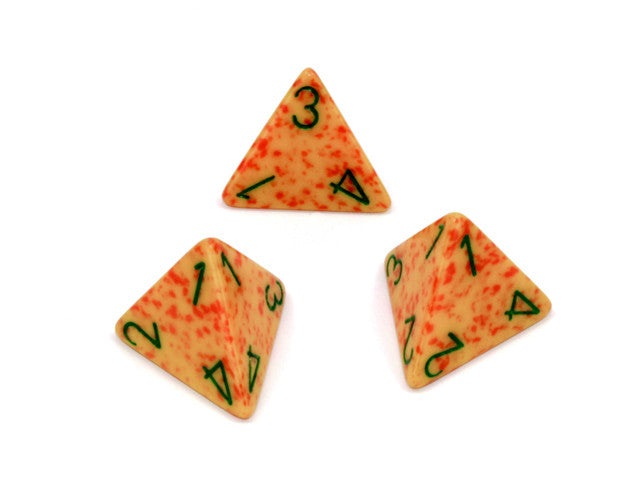 Chessex D4 Dice Speckled Polyhedral Lotus d4