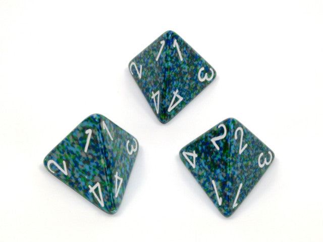 Chessex D4 Dice Speckled Polyhedral Sea d4