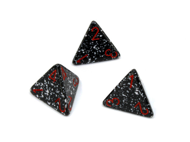 Chessex D4 Dice Speckled Polyhedral Space d4