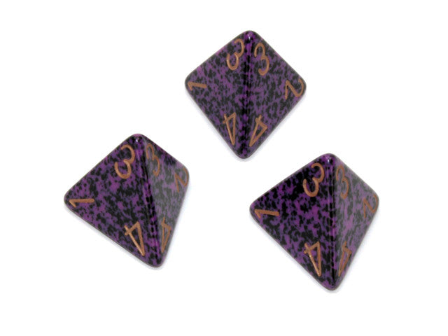 Chessex D4 Dice Speckled Polyhedral Hurricane d4